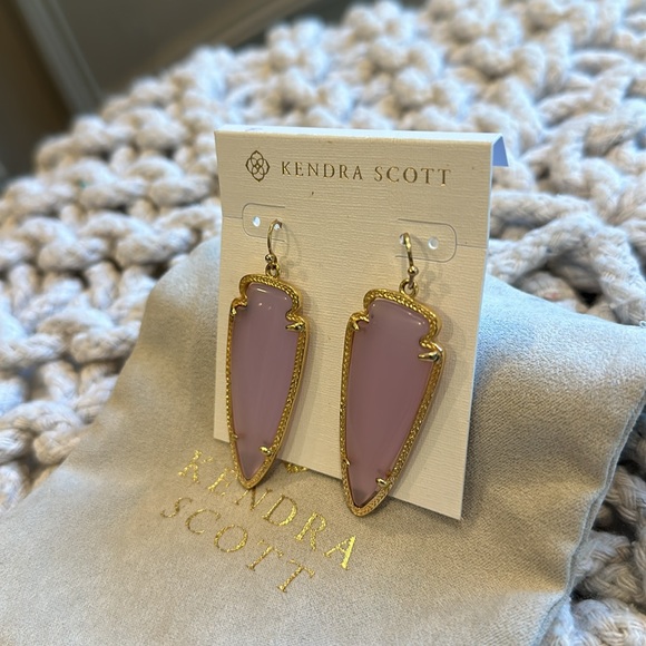 Kendra Scott Skylar lilac and gold - Picture 2 of 4